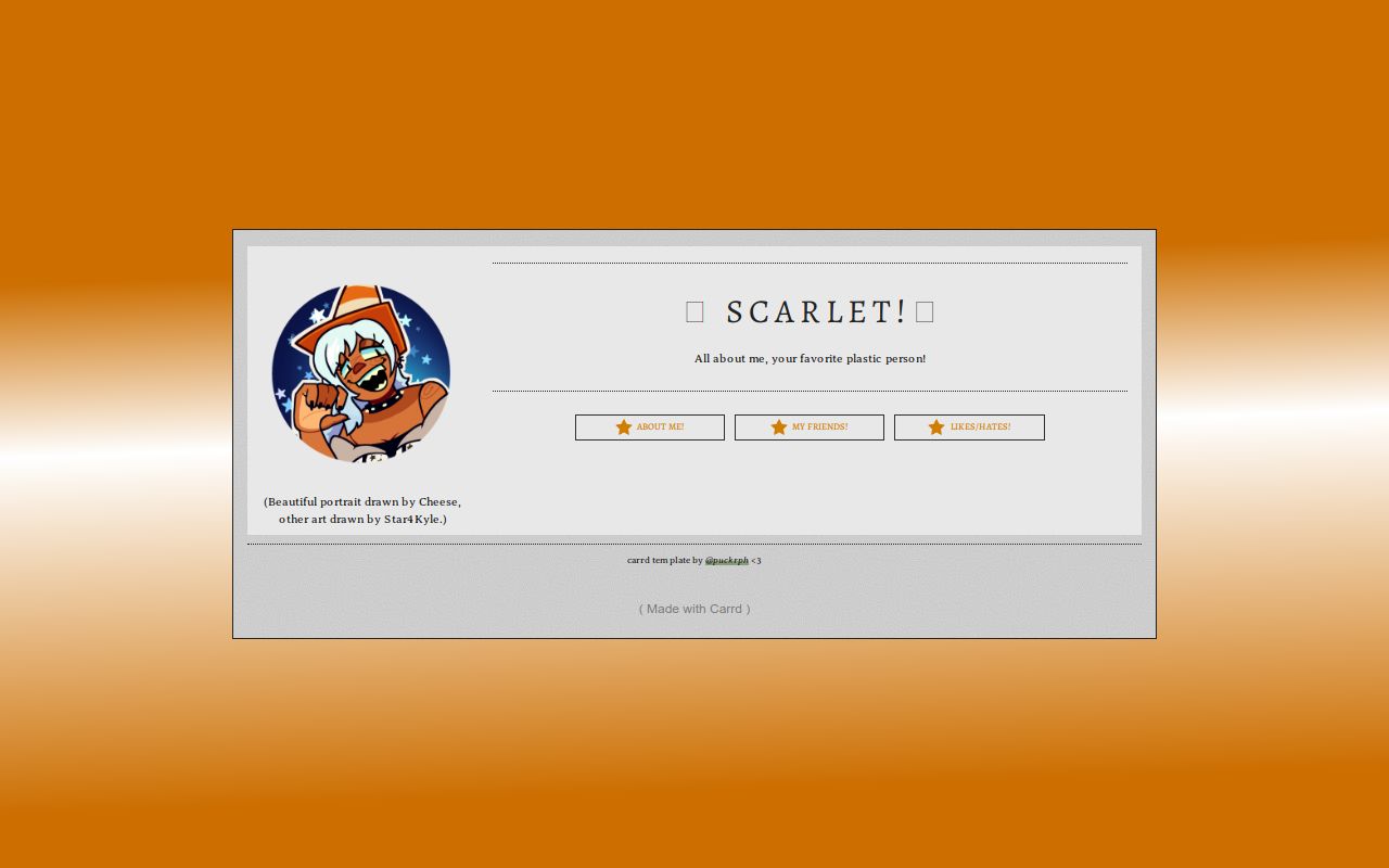 Carrd profile picture for @scone